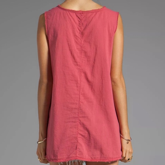 WE THE FREE PEOPLE ROUND THE WORLD OVERSIZED TEE SHIRT TANK TOP Size M - Picture 4 of 8